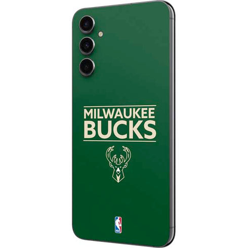 NBA Milwaukee Bucks Standard - Green Galaxy A14 5G Skin