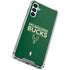 NBA Milwaukee Bucks Standard - Green Galaxy A15 5G Clear Case