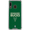 NBA Milwaukee Bucks Standard - Green Galaxy A30 Clear Case