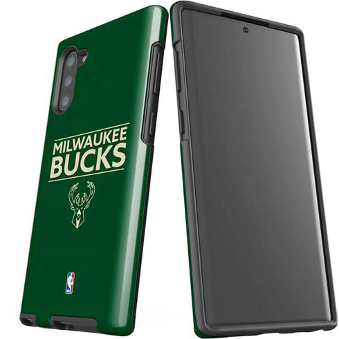 NBA Milwaukee Bucks Standard - Green Galaxy Note 10 Pro Case
