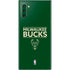 NBA Milwaukee Bucks Standard - Green Galaxy Note 10 Skin