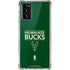 NBA Milwaukee Bucks Standard - Green Galaxy Note20 5G Clear Case