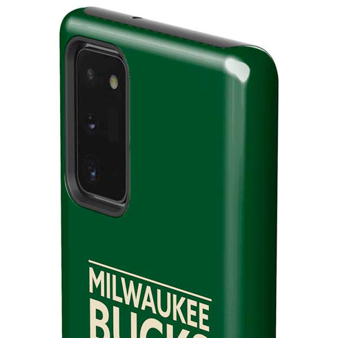 NBA Milwaukee Bucks Standard - Green Galaxy Note20 5G Pro Case