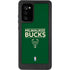 NBA Milwaukee Bucks Standard - Green Galaxy Note20 5G Waterproof Case