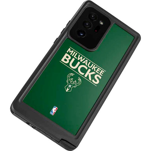 NBA Milwaukee Bucks Standard - Green Galaxy Note20 Ultra 5G Waterproof Case