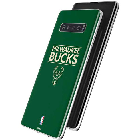 NBA Milwaukee Bucks Standard - Green Galaxy S10 Plus Skin