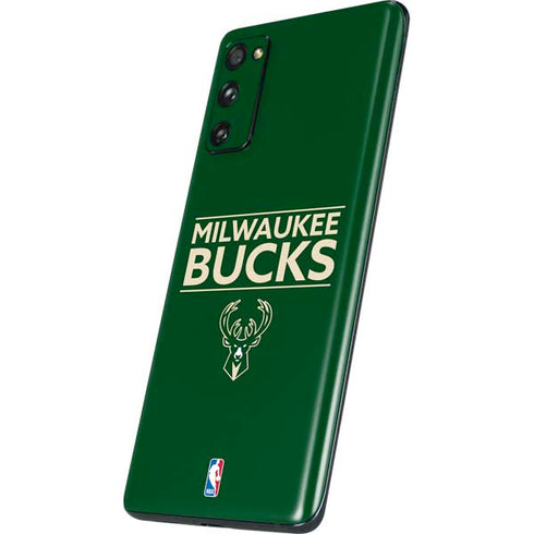 NBA Milwaukee Bucks Standard - Green Galaxy S20 Fan Edition Skin
