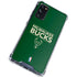 NBA Milwaukee Bucks Standard - Green Galaxy S20 FE Clear Case