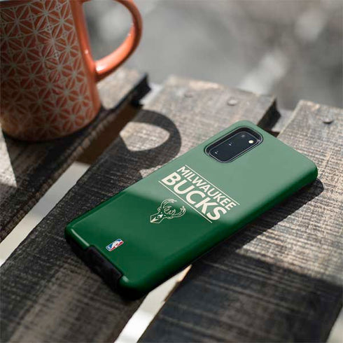 NBA Milwaukee Bucks Standard - Green Galaxy S20 Pro Case