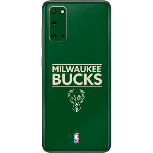 NBA Milwaukee Bucks Standard - Green Galaxy S20 Skin
