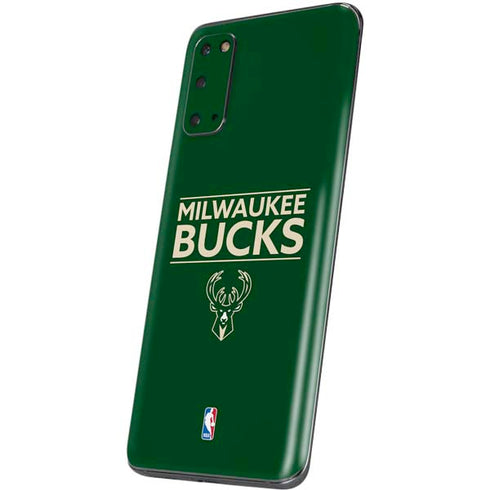 NBA Milwaukee Bucks Standard - Green Galaxy S20 Skin