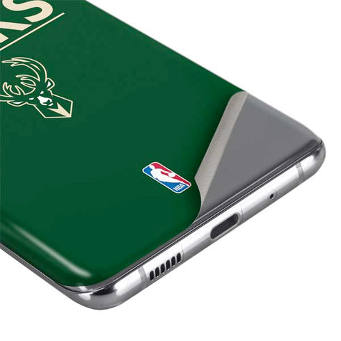 NBA Milwaukee Bucks Standard - Green Galaxy S20 Skin