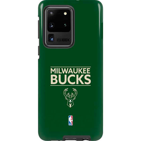 NBA Milwaukee Bucks Standard - Green Galaxy S20 Ultra 5G Pro Case