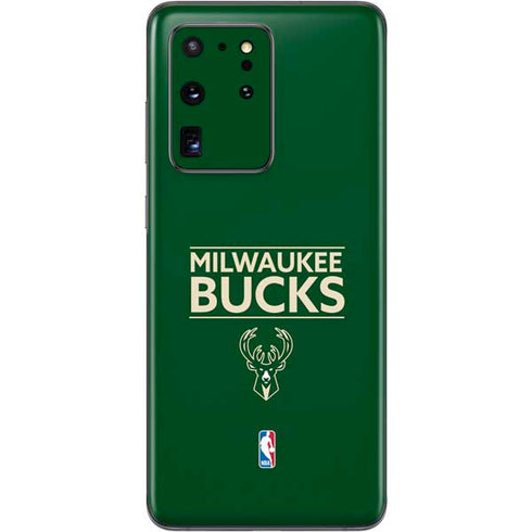 NBA Milwaukee Bucks Standard - Green Galaxy S20 Ultra 5G Skin
