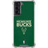 NBA Milwaukee Bucks Standard - Green Galaxy S21 5G Clear Case