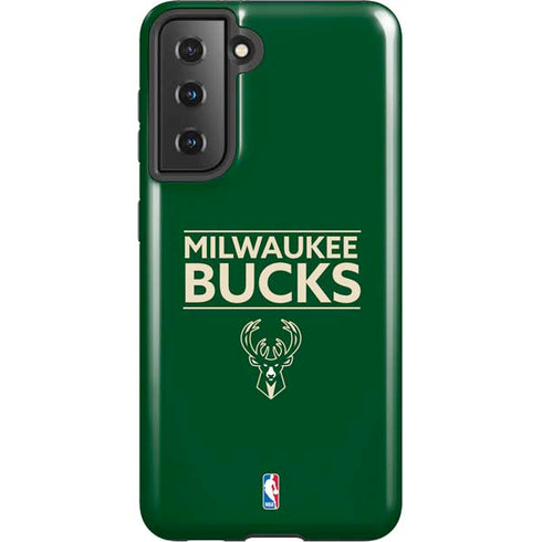 NBA Milwaukee Bucks Standard - Green Galaxy S21 5G Pro Case