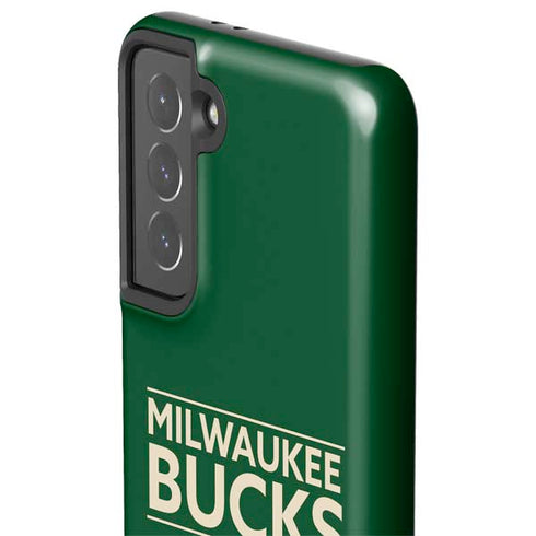NBA Milwaukee Bucks Standard - Green Galaxy S21 5G Pro Case