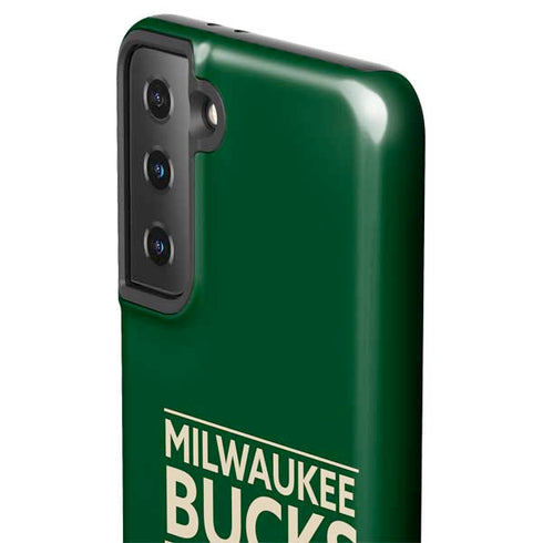 NBA Milwaukee Bucks Standard - Green Galaxy S21 Plus 5G Pro Case