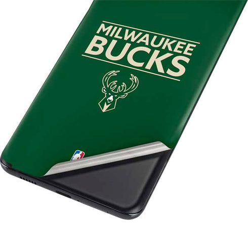 NBA Milwaukee Bucks Standard - Green Galaxy S21 Plus 5G Skin