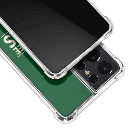 NBA Milwaukee Bucks Standard - Green Galaxy S21 Ultra 5G Clear Case
