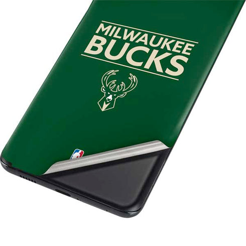 NBA Milwaukee Bucks Standard - Green Galaxy S21 Ultra 5G Skin