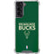 NBA Milwaukee Bucks Standard - Green Galaxy S22 Clear Case