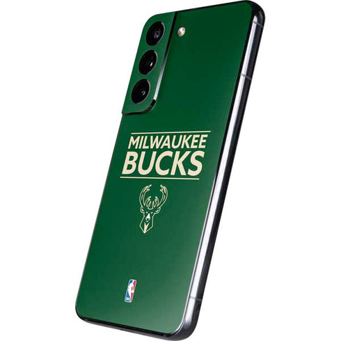 NBA Milwaukee Bucks Standard - Green Galaxy S22 Skin