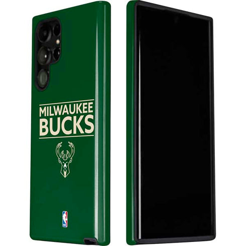 NBA Milwaukee Bucks Standard - Green Galaxy S22 Ultra Pro Case