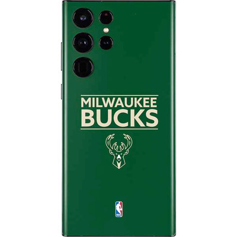 NBA Milwaukee Bucks Standard - Green Galaxy S22 Ultra Skin