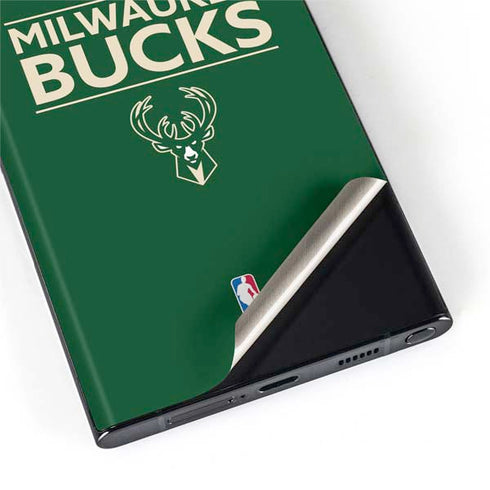 NBA Milwaukee Bucks Standard - Green Galaxy S22 Ultra Skin