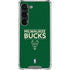 NBA Milwaukee Bucks Standard - Green Galaxy S23 Clear Case