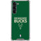 NBA Milwaukee Bucks Standard - Green Galaxy S23 Plus Clear Case