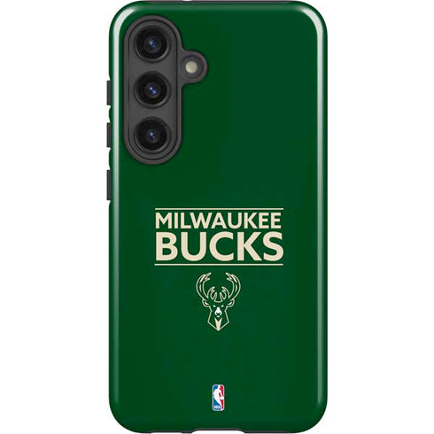 NBA Milwaukee Bucks Standard - Green Galaxy S24 Impact Case