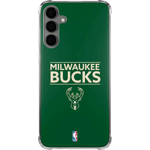 NBA Milwaukee Bucks Standard - Green Galaxy S24 Plus Clear Case