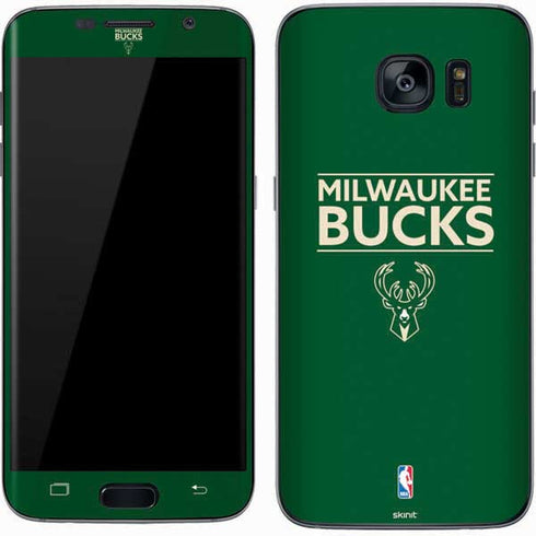 NBA Milwaukee Bucks Standard - Green Galaxy S7 Skin