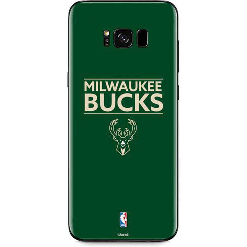 NBA Milwaukee Bucks Standard - Green Galaxy S8 Skin
