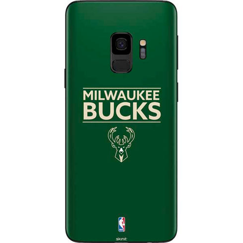 NBA Milwaukee Bucks Standard - Green Galaxy S9 Skin