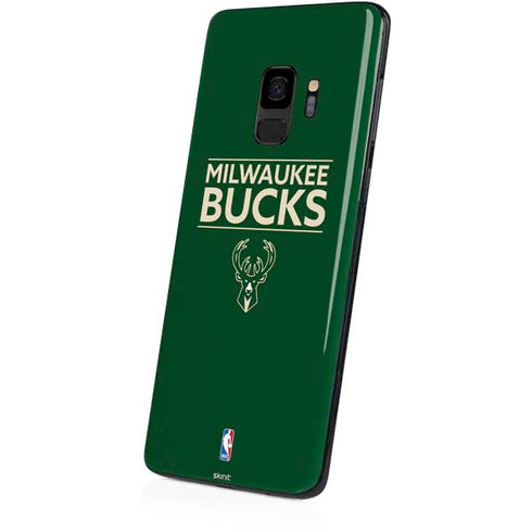 NBA Milwaukee Bucks Standard - Green Galaxy S9 Skin