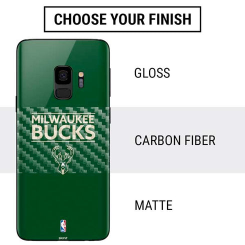 NBA Milwaukee Bucks Standard - Green Galaxy S9 Skin