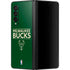 NBA Milwaukee Bucks Standard - Green Galaxy Z Fold3 5G Skin