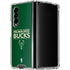 NBA Milwaukee Bucks Standard - Green Galaxy Z Fold4 5G Clear Case