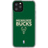 NBA Milwaukee Bucks Standard - Green iPhone 11 Pro Clear Case