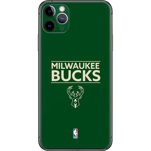 NBA Milwaukee Bucks Standard - Green iPhone 11 Pro Max Skin