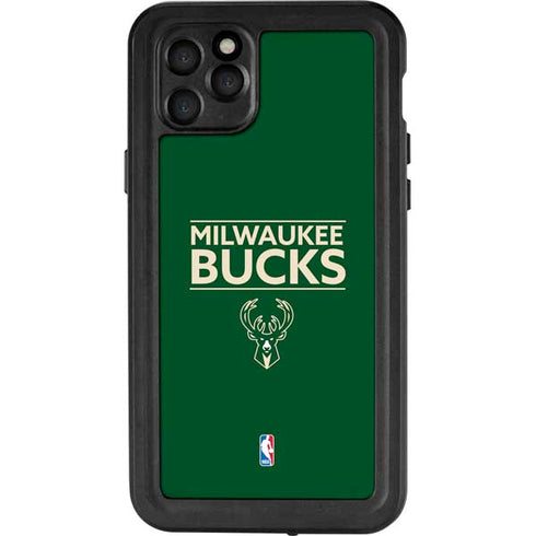 NBA Milwaukee Bucks Standard - Green iPhone 11 Pro Max Waterproof Case