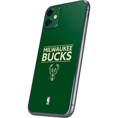 NBA Milwaukee Bucks Standard - Green iPhone 11 Skin
