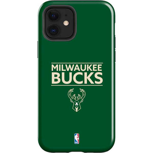 NBA Milwaukee Bucks Standard - Green iPhone 12 Impact Case