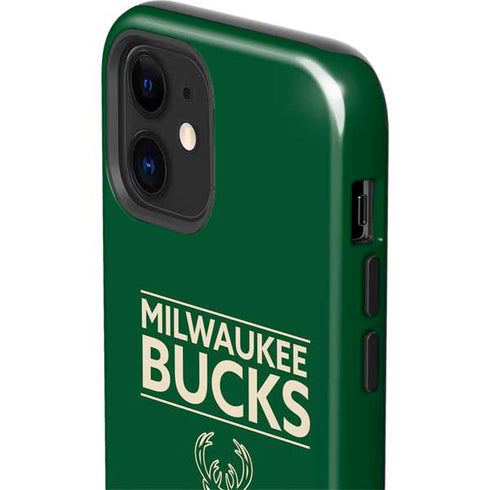 NBA Milwaukee Bucks Standard - Green iPhone 12 Impact Case