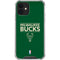 NBA Milwaukee Bucks Standard - Green iPhone 12 Mini Clear Case
