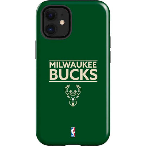 NBA Milwaukee Bucks Standard - Green iPhone 12 Mini Impact Case