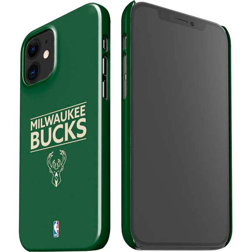 NBA Milwaukee Bucks Standard - Green iPhone 12 Mini Lite Case